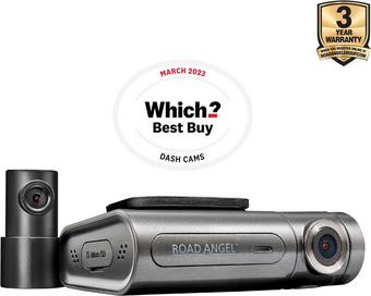 657174: Road Angel Halo Pro 2K+ 1520p Front & 1080p Rear Dash Cam & 32GB Automotive Grade SD Card