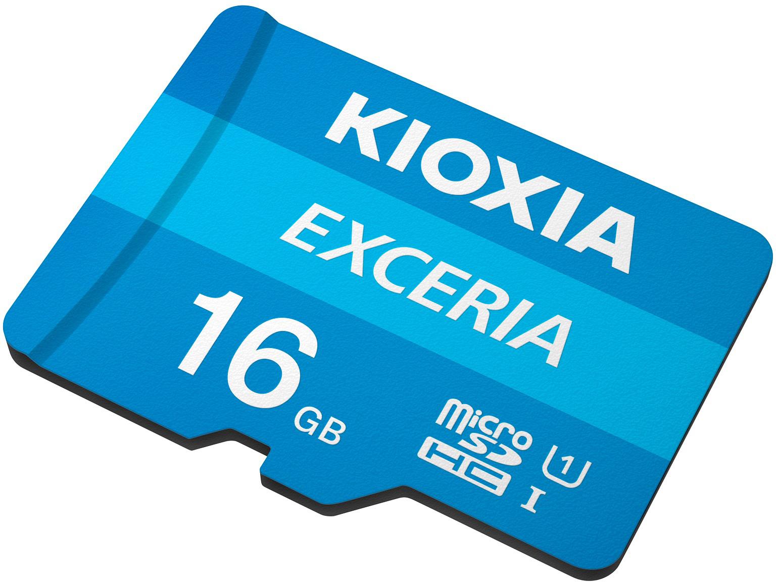 Kioxia 16GB Exceria U1 Class 10 Micro SD Card