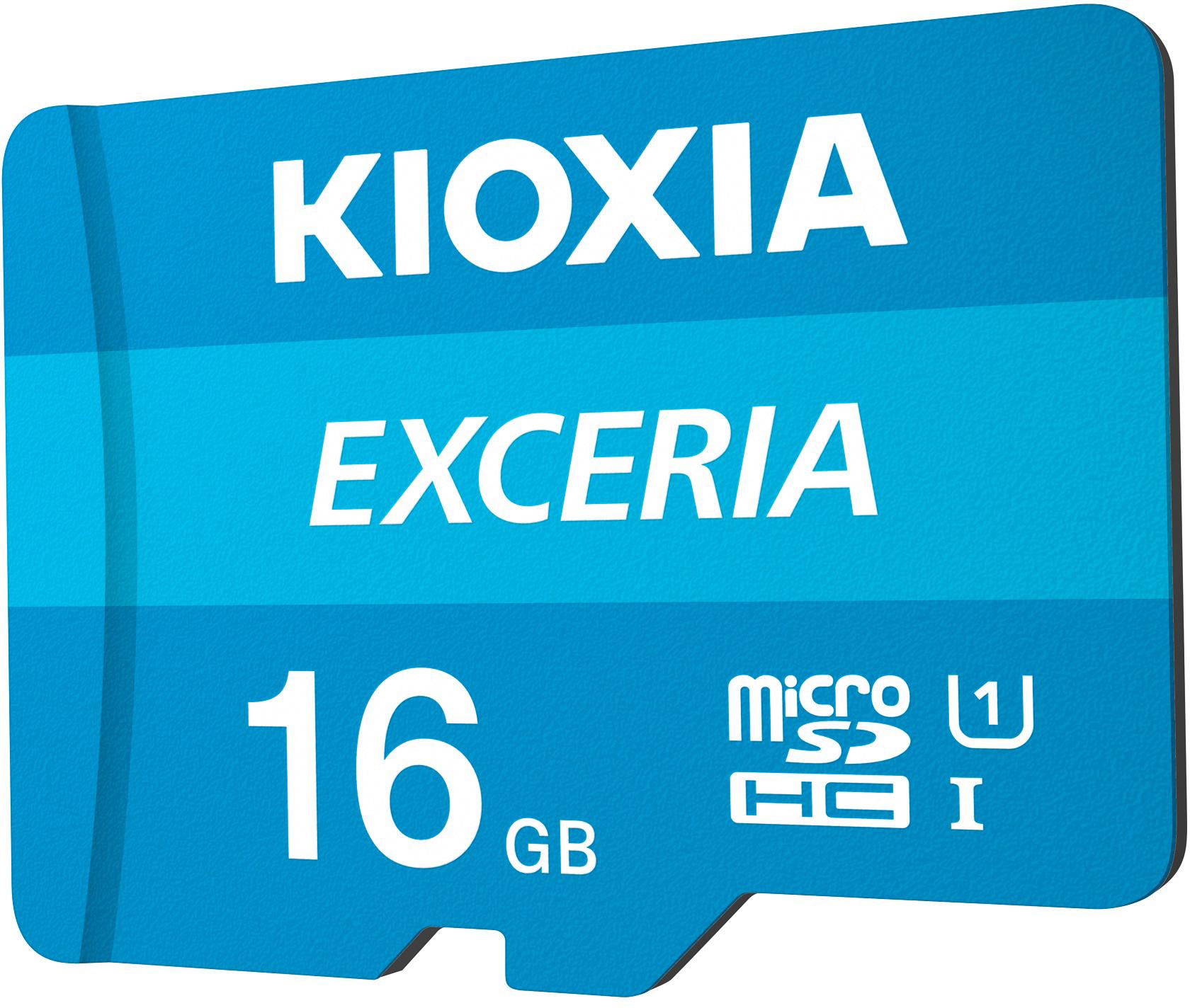 Kioxia 16GB Exceria U1 Class 10 Micro SD Card