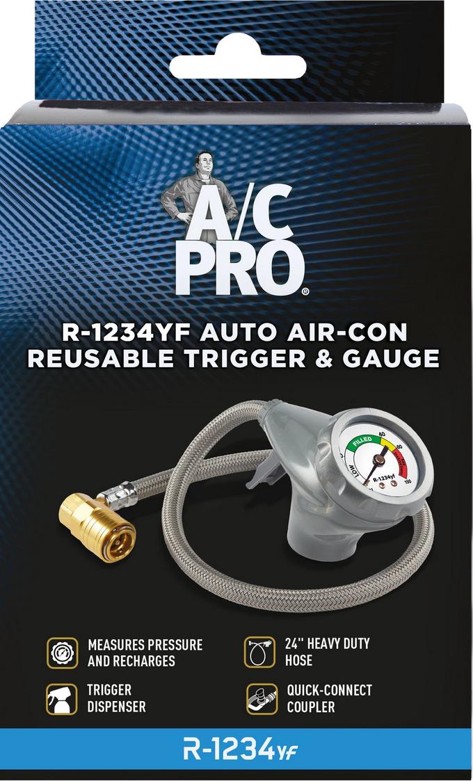A/C Pro R-1234yf Reusable Trigger & Gauge