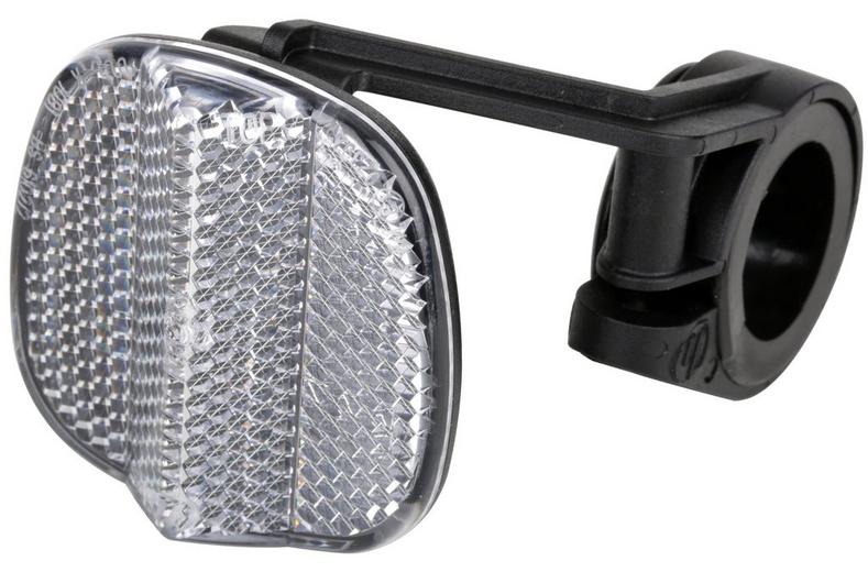 Halfords Essentials Front Bike Reflector Halfords Essentials Front Bike Reflector