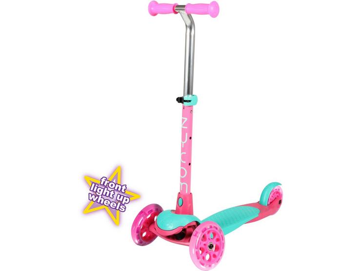 Zycom Zing Light Up Wheels Scooter - Pink/Teal