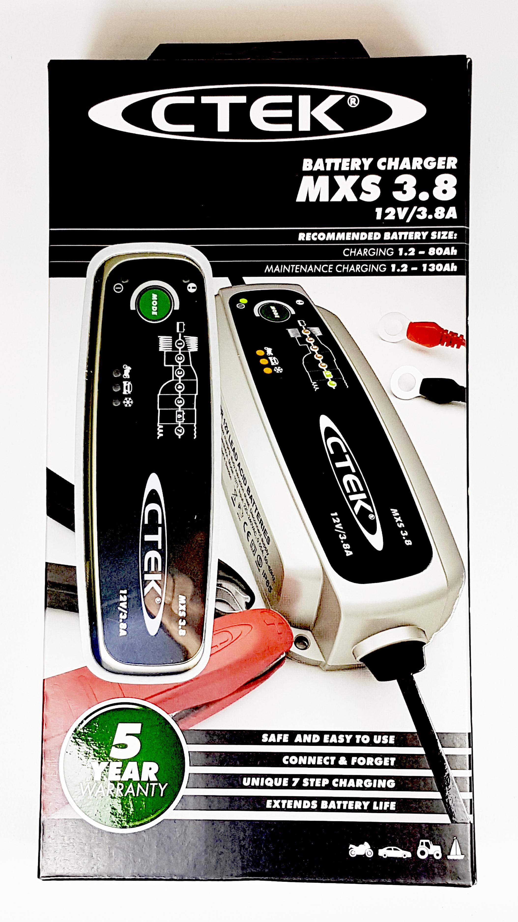 CTEK MXS 3.8 UK Battery Charger