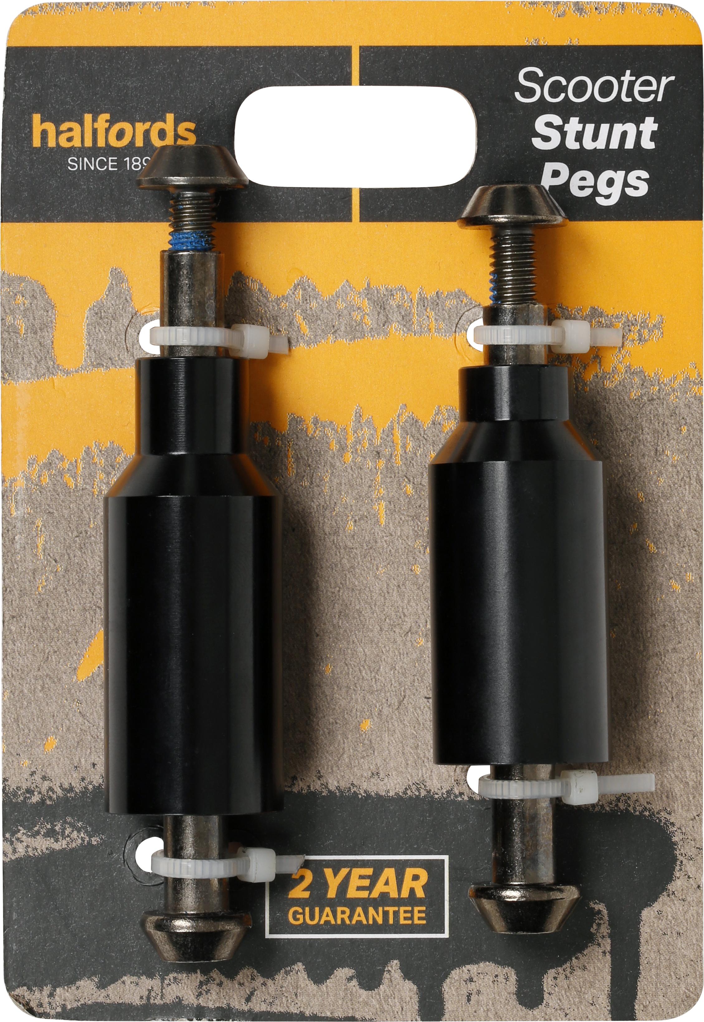 Halfords stunt shop pegs