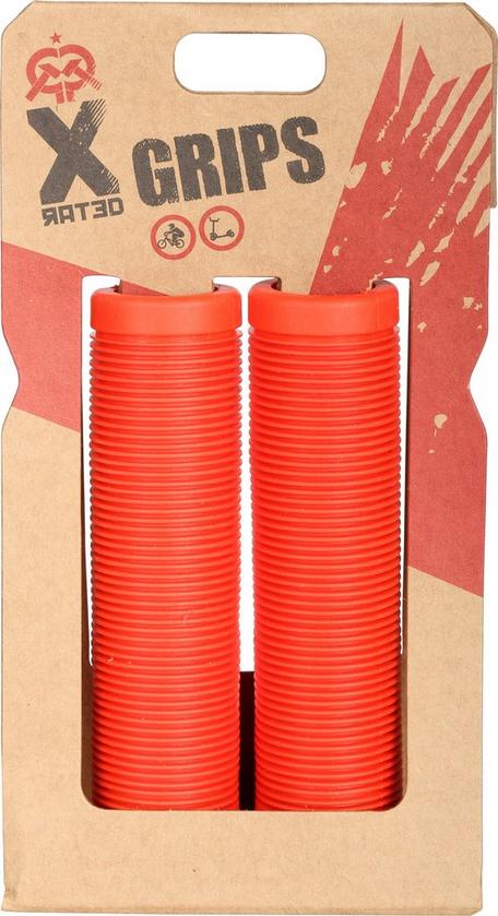 Red bicycle grips sale