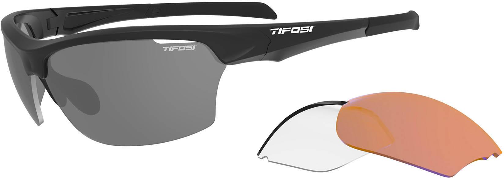 Halfords Tifosi  Intense Interchangable Lens Matte Black Sunglasses | Pricematch, Extra 8% off for BC Members, Free Bike Health Check, Cycle2Work Scheme & 0% APR Finance.