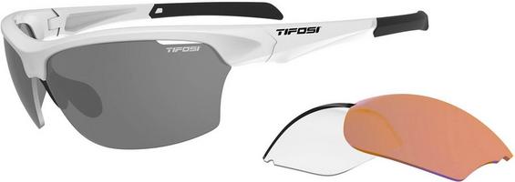 Halfords Tifosi  Intense Interchangable Lens Matte White Sunglasses | Extra 8% off for BC Members