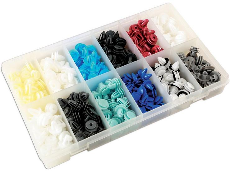 Assorted Box of Panel Clips Asian Market 335pc