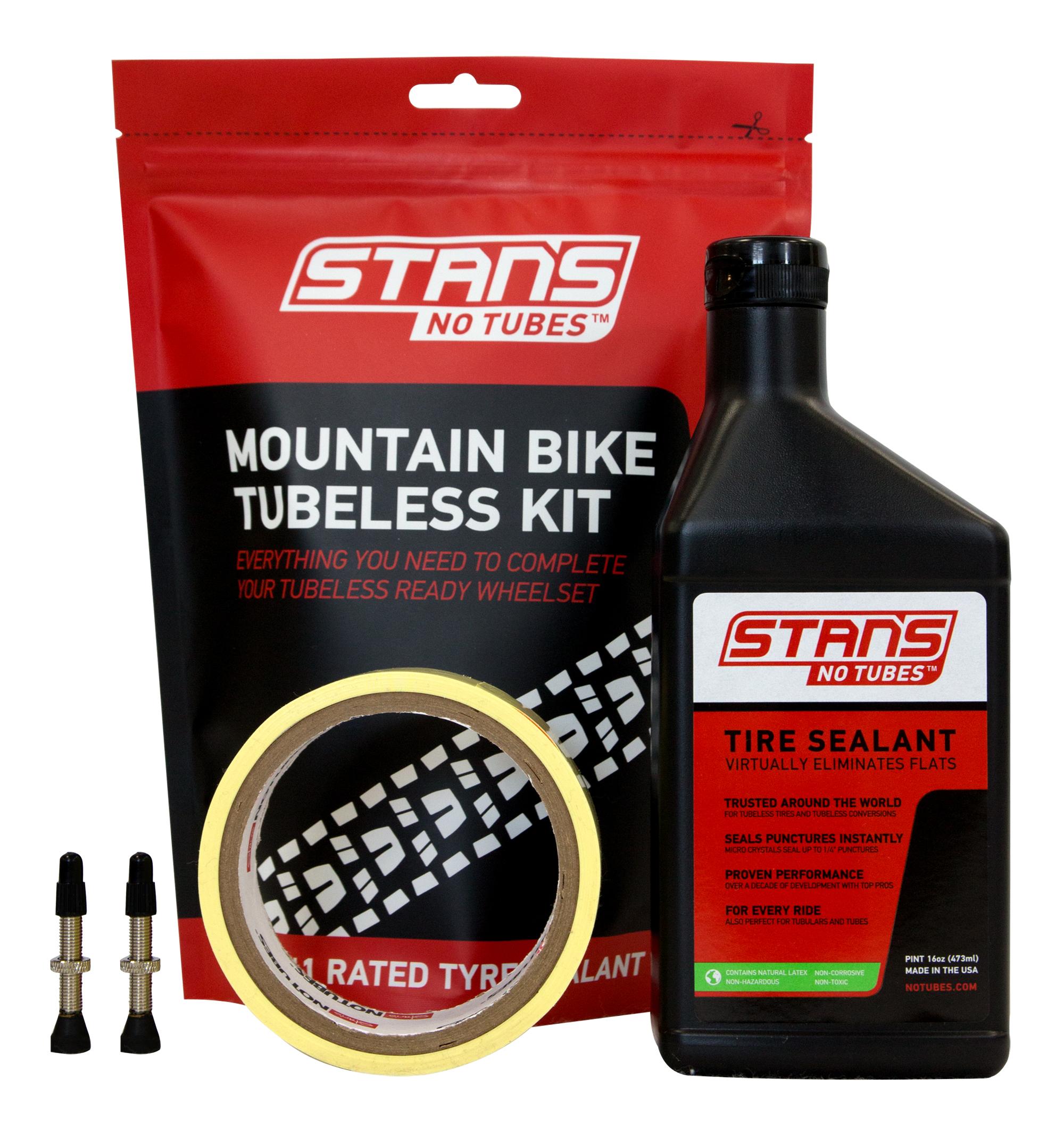 Stans No Tubes Mtb Tubeless Kit, 35Mm Valves / 21Mm Rim Tape
