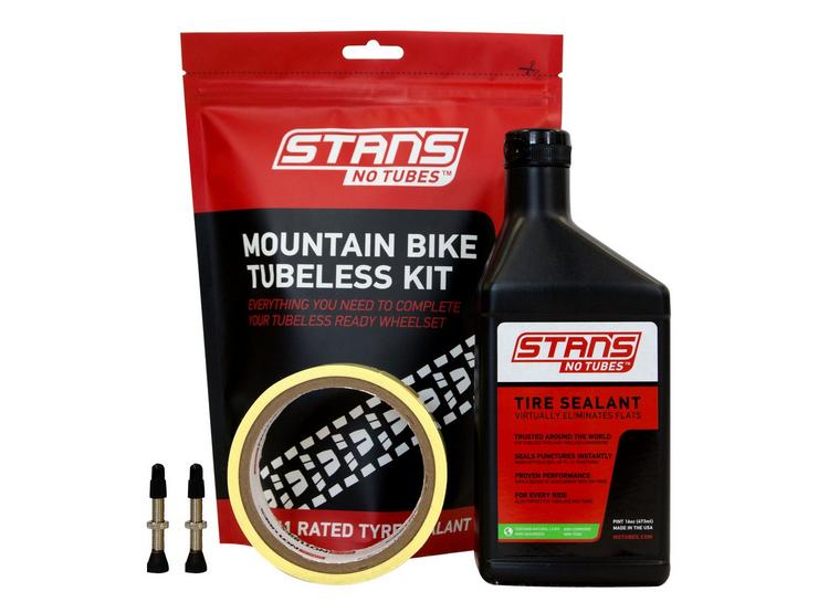 Stans No Tubes Mtb Tubeless Kit, 44Mm Valves / 27Mm Rim Tape
