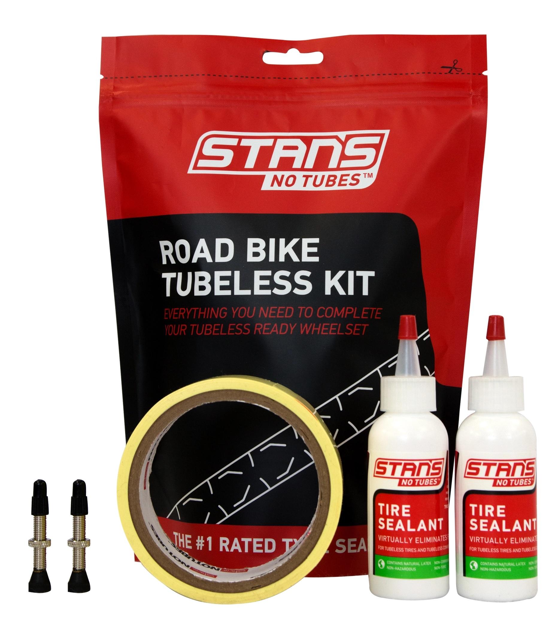 Stans No Tubes Road Bike Tubeless Kit, 35Mm Valves / 21Mm Rim Tape
