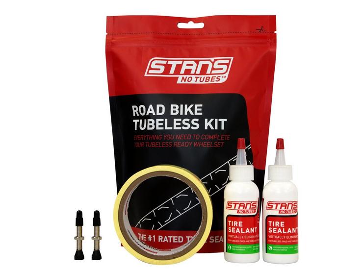 Stans No Tubes Road Bike Tubeless Kit, 44Mm Valves / 21Mm Rim Tape