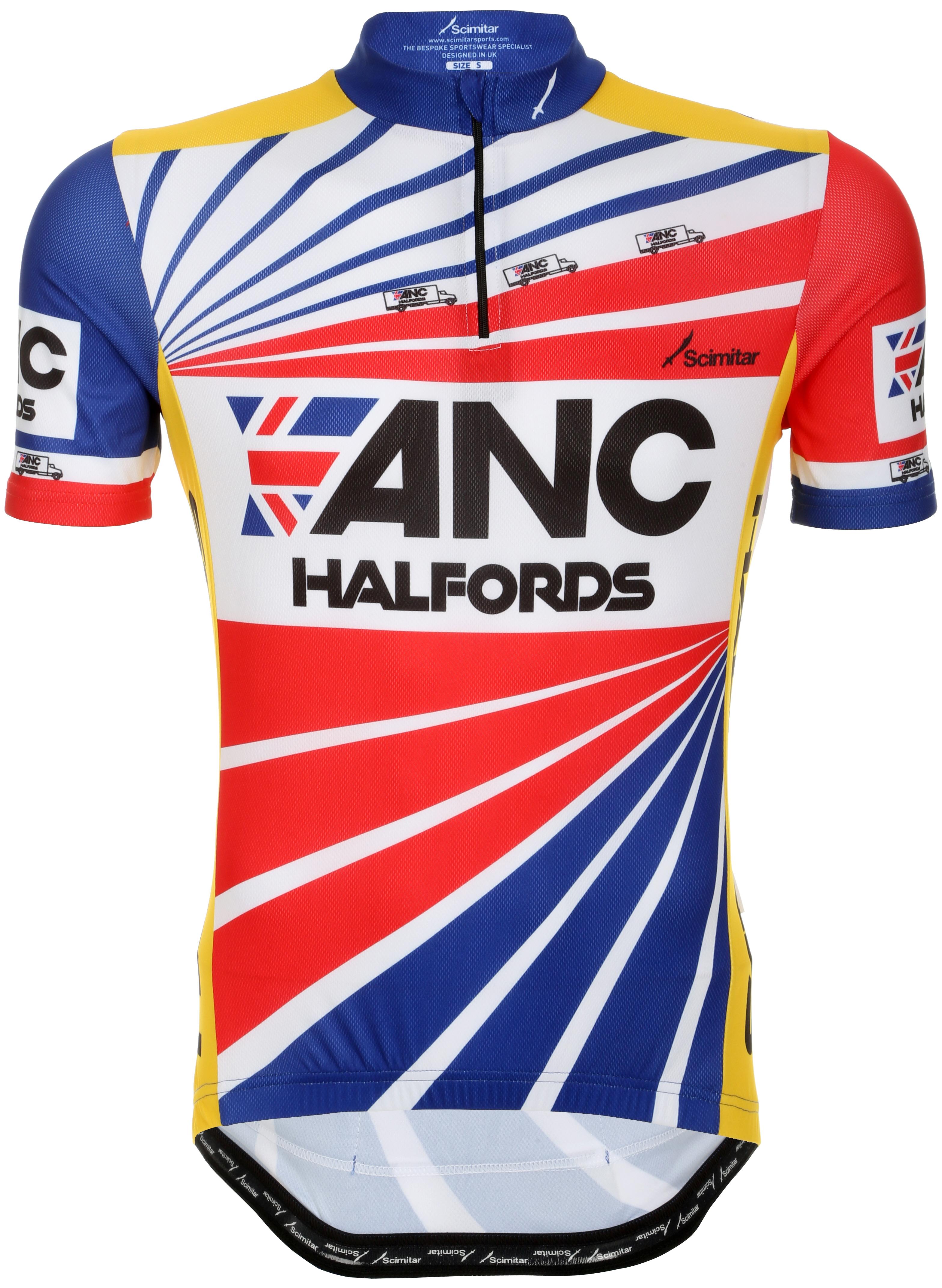 ANC Halfords Retro Cycling Jersey