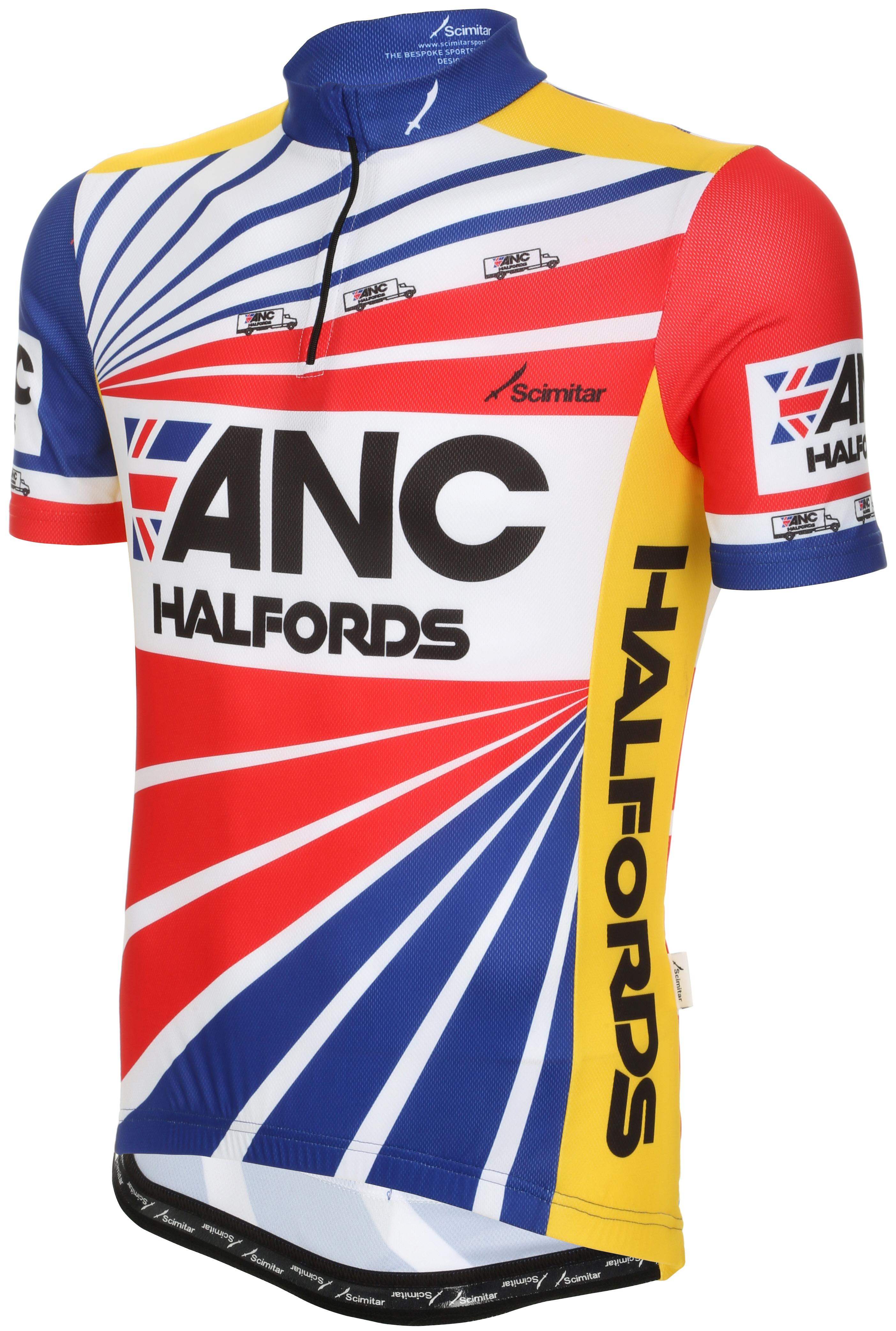 ANC Halfords Retro Cycling Jersey