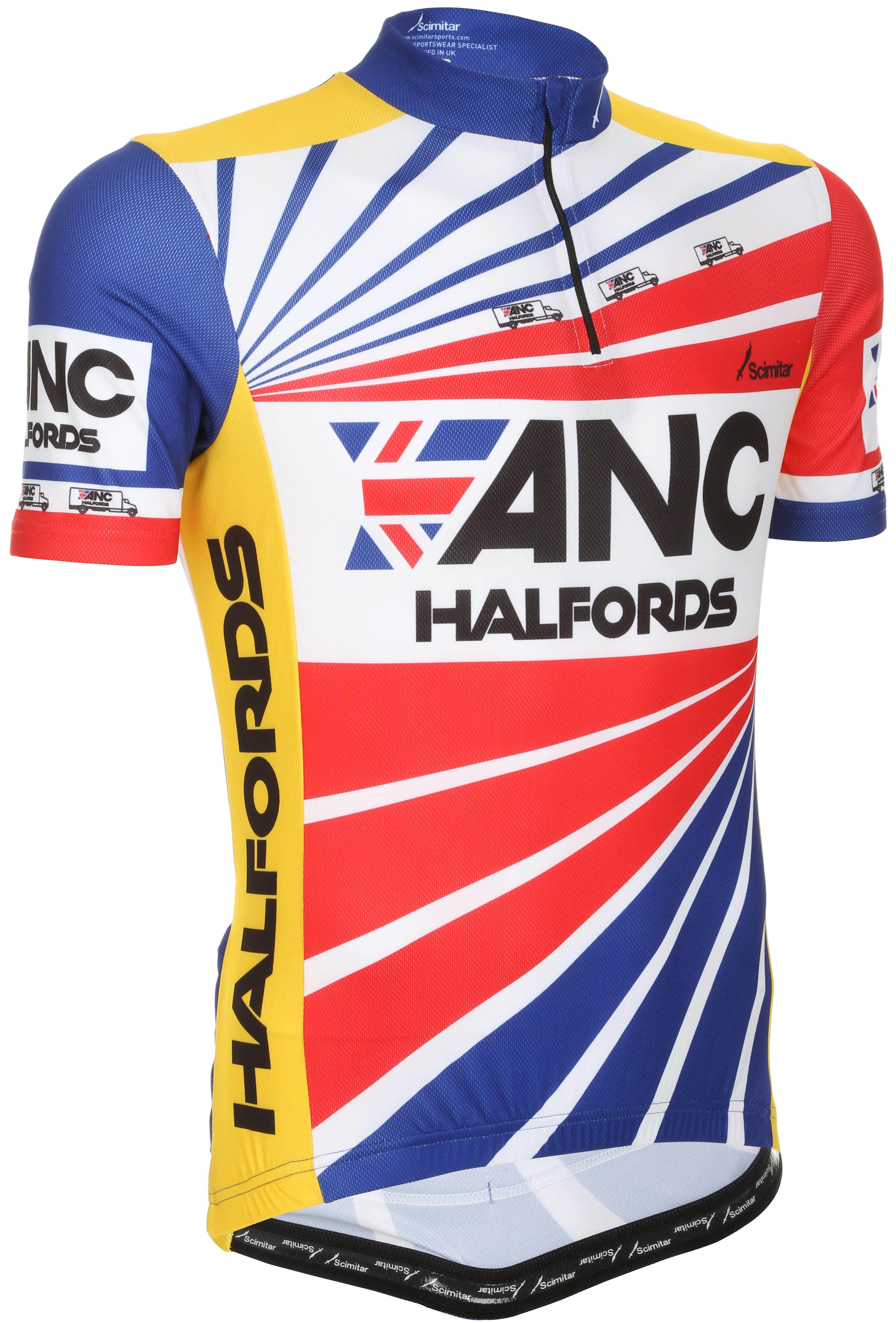 ANC Halfords Retro Cycling Jersey