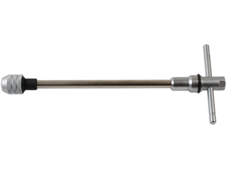 Laser Ratchet T Handle Tap Wrench  Size range: 3 - 10mm.  300mm