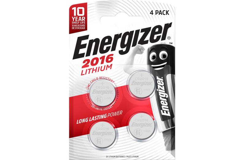 Energizer 2016 Lithium Coin Battery, 4 Pack Energizer 2016 Lithium Coin Battery, 4 Pack