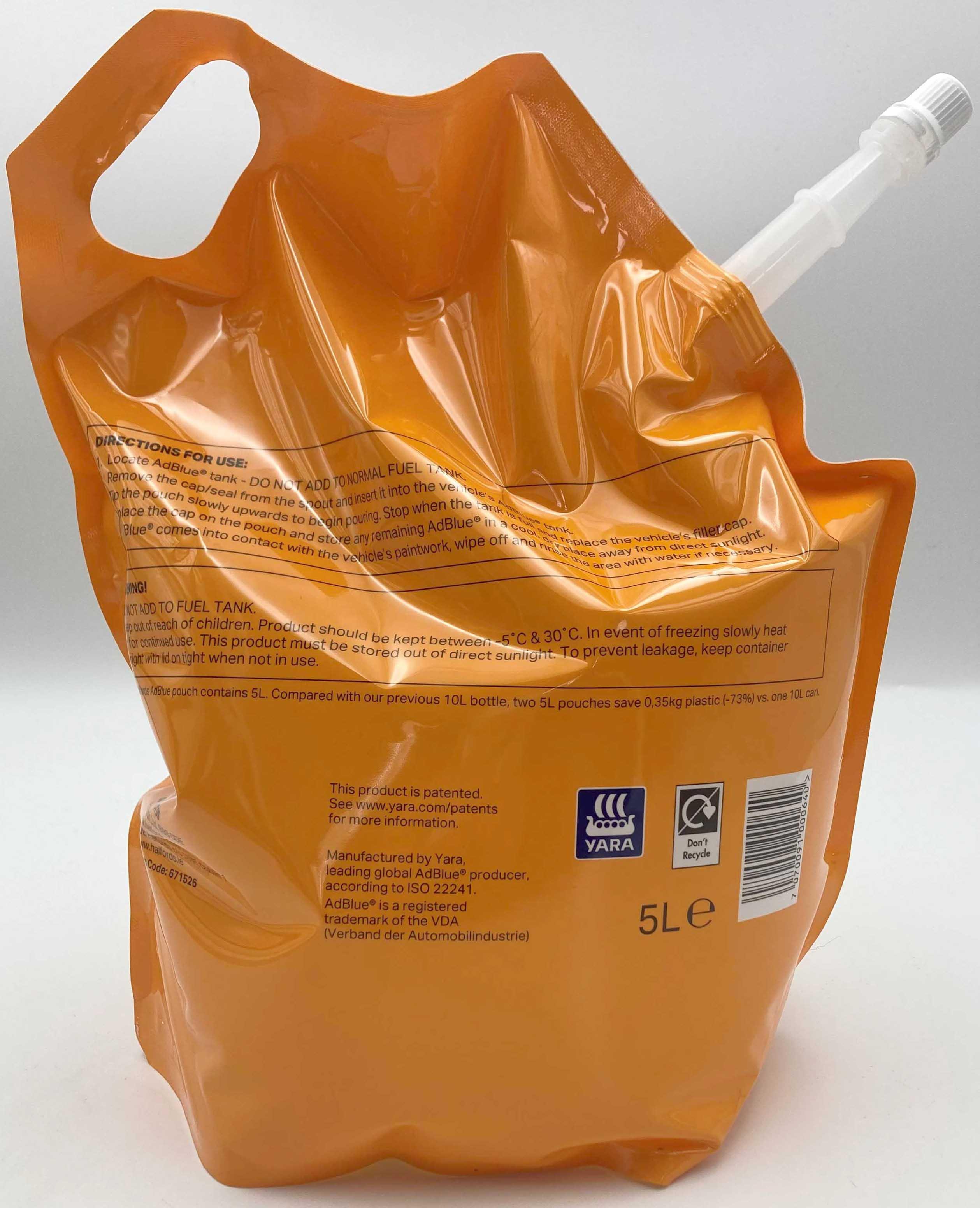 Halfords Adblue 5L Pouch