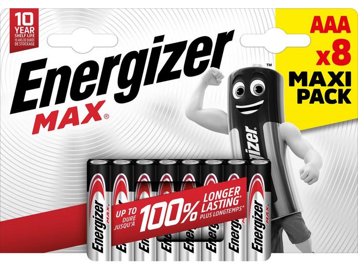 Energizer Max AAA 8 pack