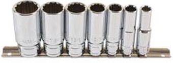 Laser WHITWORTH DEEP SOCKET SET  3/8D 7PC"