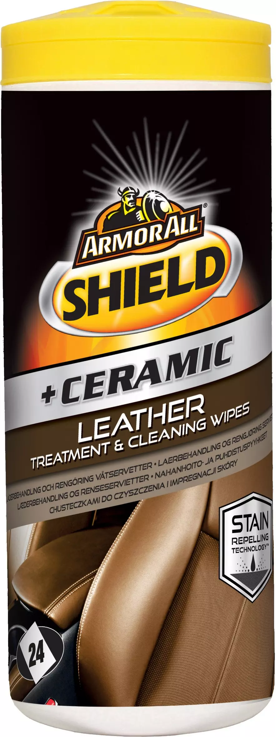 Leather Care  Armor All Shield + Ceramic Leather Treatment & Cleaner