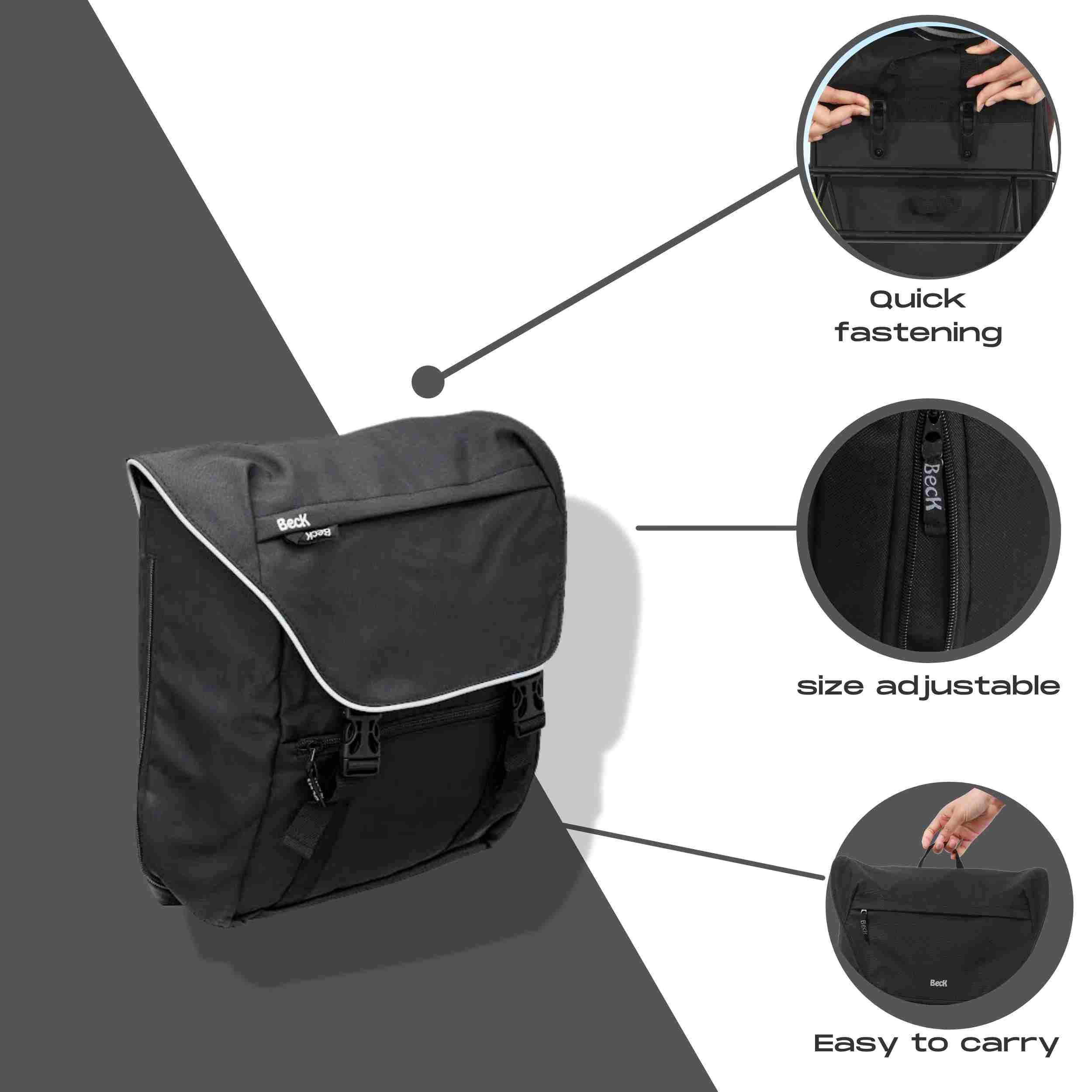 BECK Sporty Single Pannier Bag