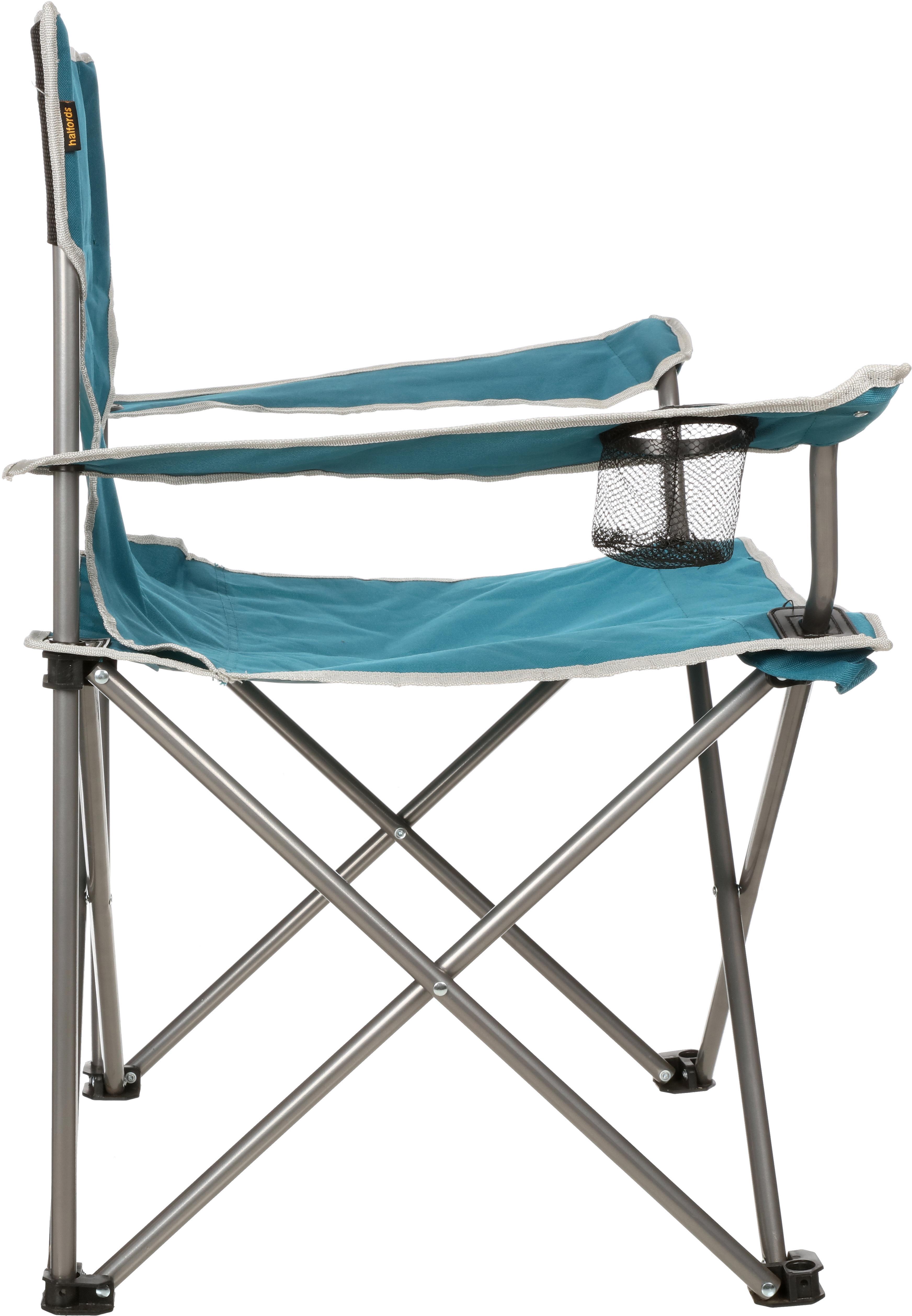 Halfords Folding Arm Chair - Green