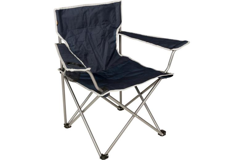 Halfords Folding Arm Chair - Navy Halfords Folding Arm Chair - Navy
