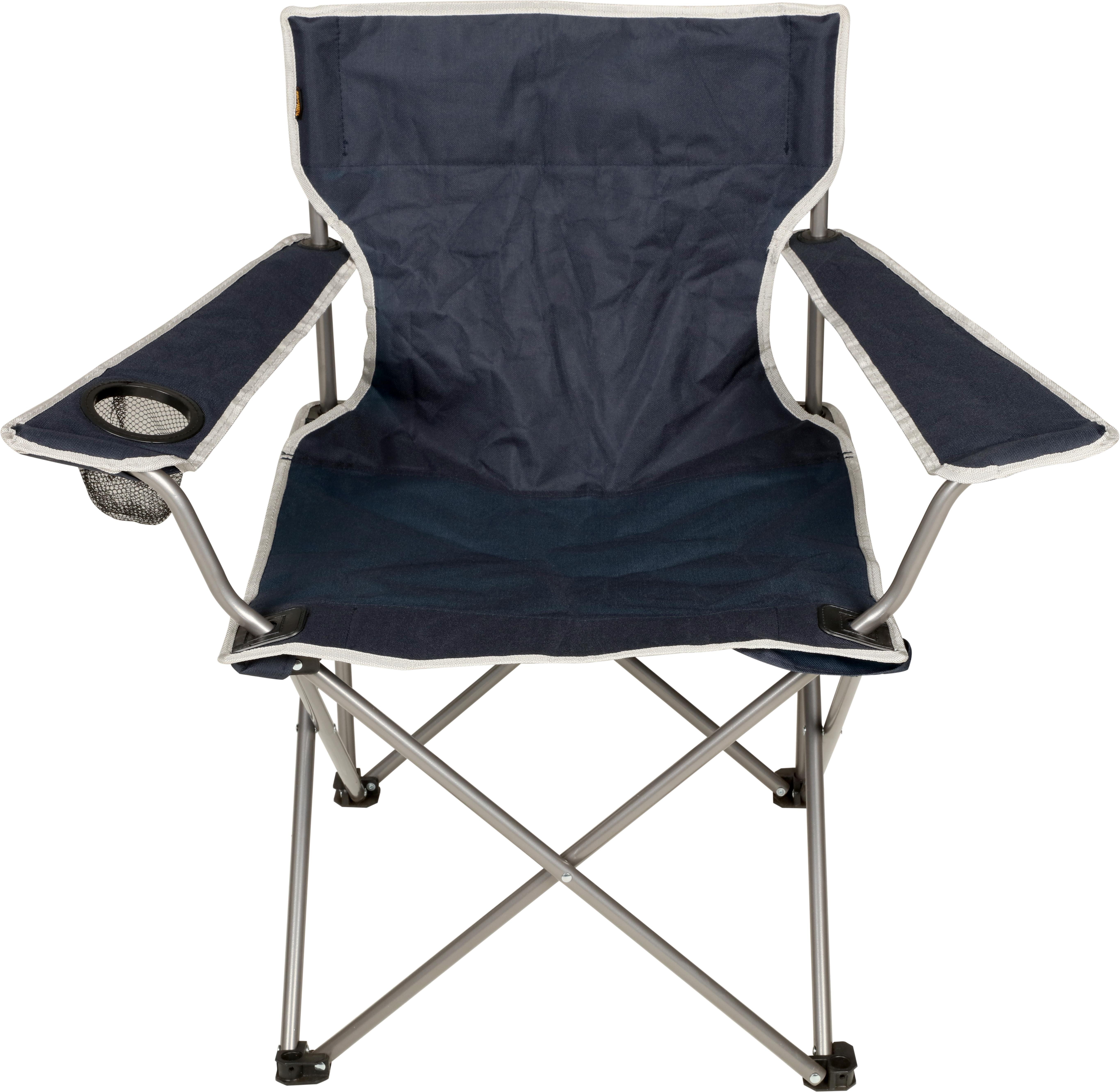 Halfords Folding Arm Chair - Navy