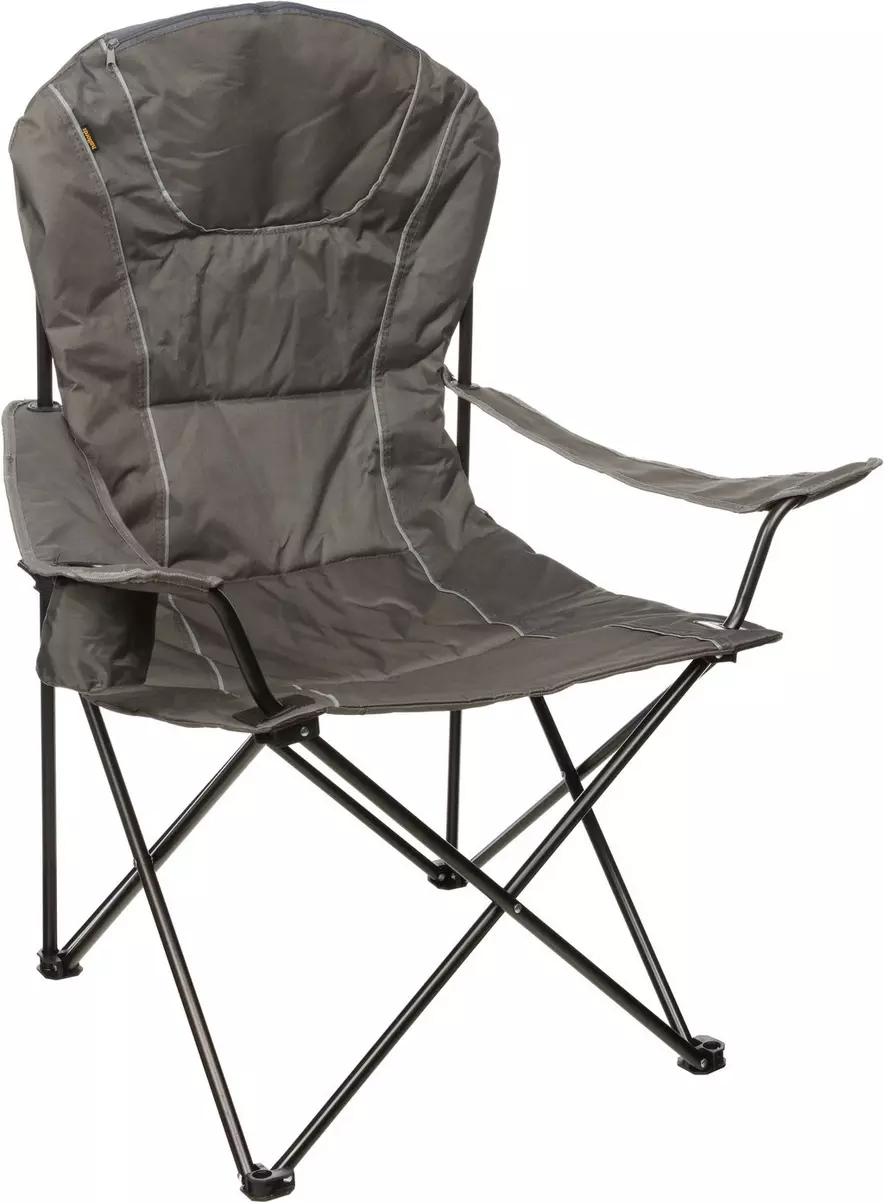 Halfords Premium Folding Chair Black