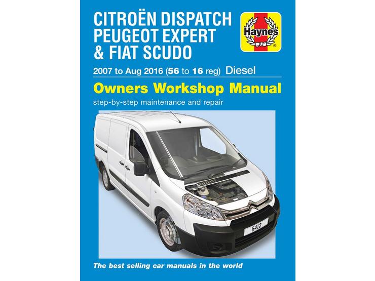 Citroen Dispatch, Peugeot Expert & Fiat Scudo Diesel (07-16) Manual