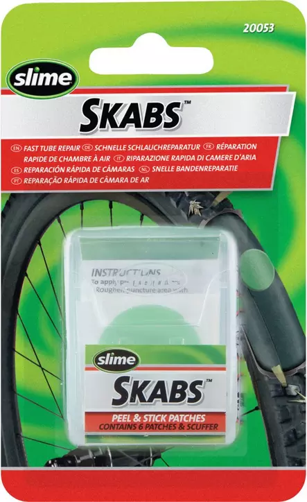 Kit 6 Parches Bicicleta Slime Skabs Autoadhesivos