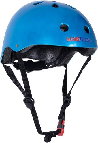 Kiddimoto Metallic Blue Helmet