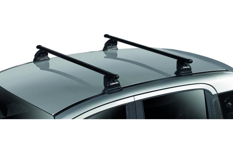 Halfords Non-Rail 115cm Fix Point Steel Roof Bars SET012 (Pair) Halfords Non-Rail 115cm Fix Point Steel Roof Bars SET012 (Pair)