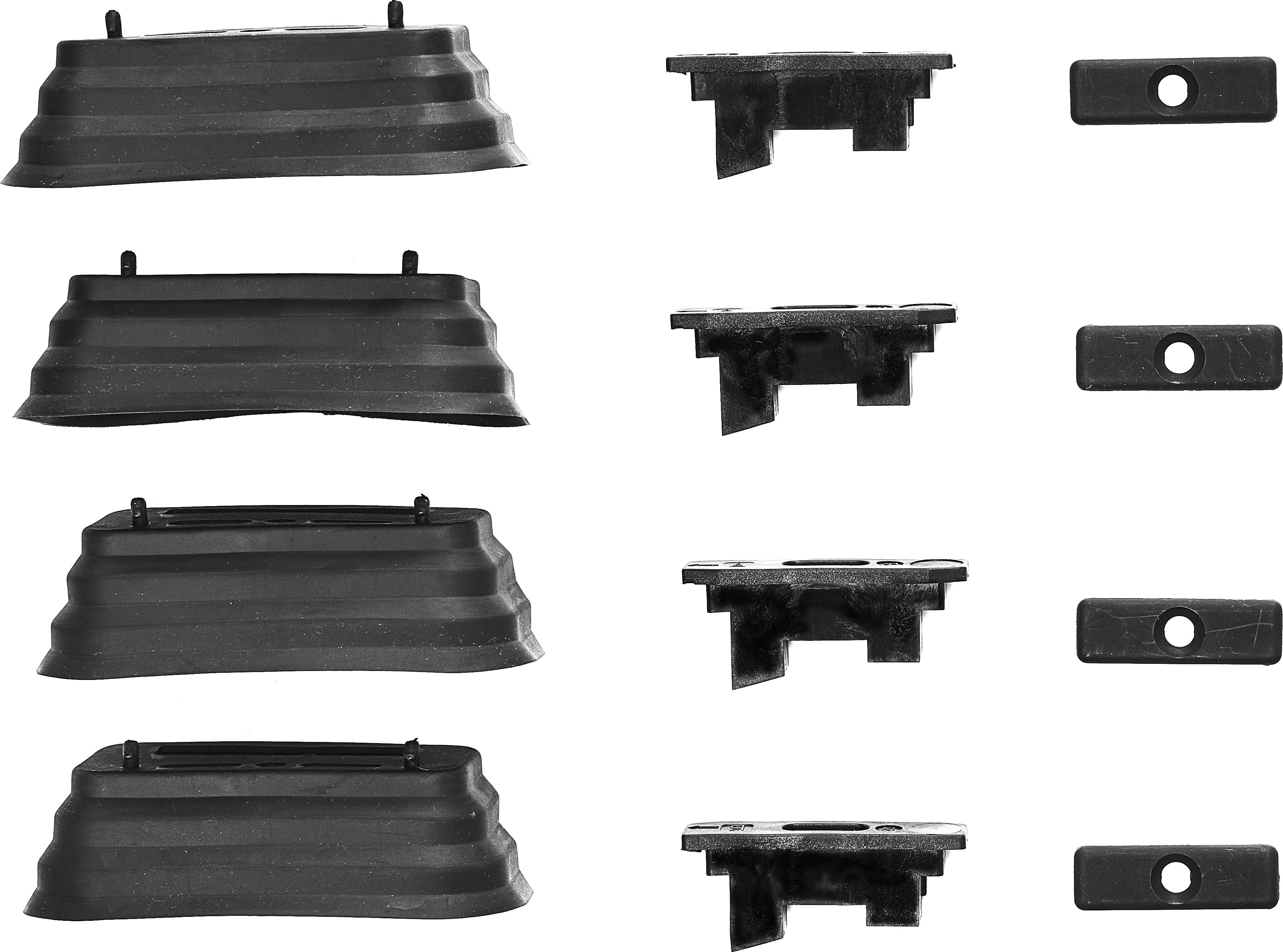 Halfords Non-Rail 115cm Fix Point Steel Roof Bars SET012 (Pair)