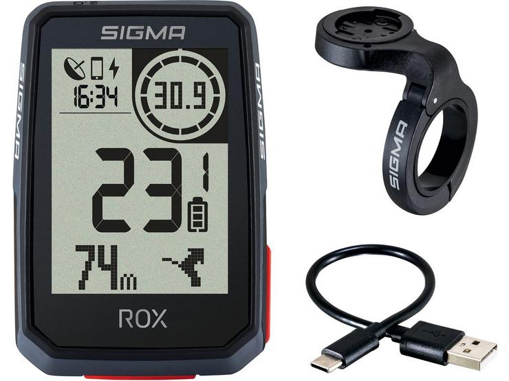 Sigma ROX 2.0 GPS Cycle Computer With Top Mount Set