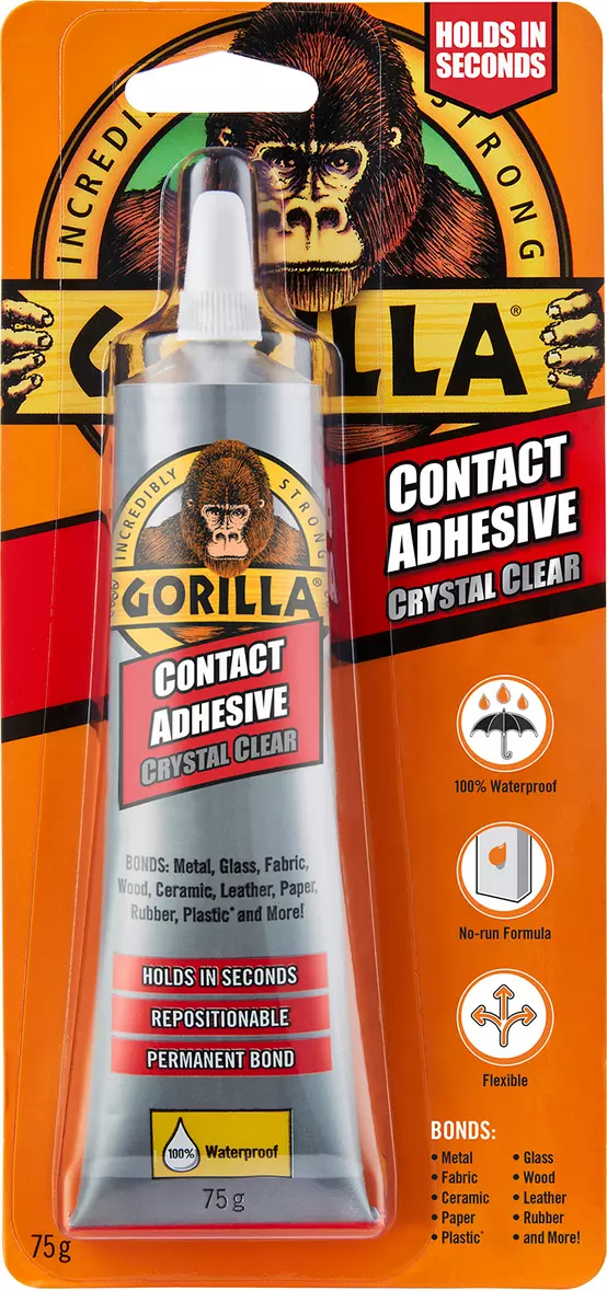 Gorilla 4-Pack Clear Grip Contact Adhesive