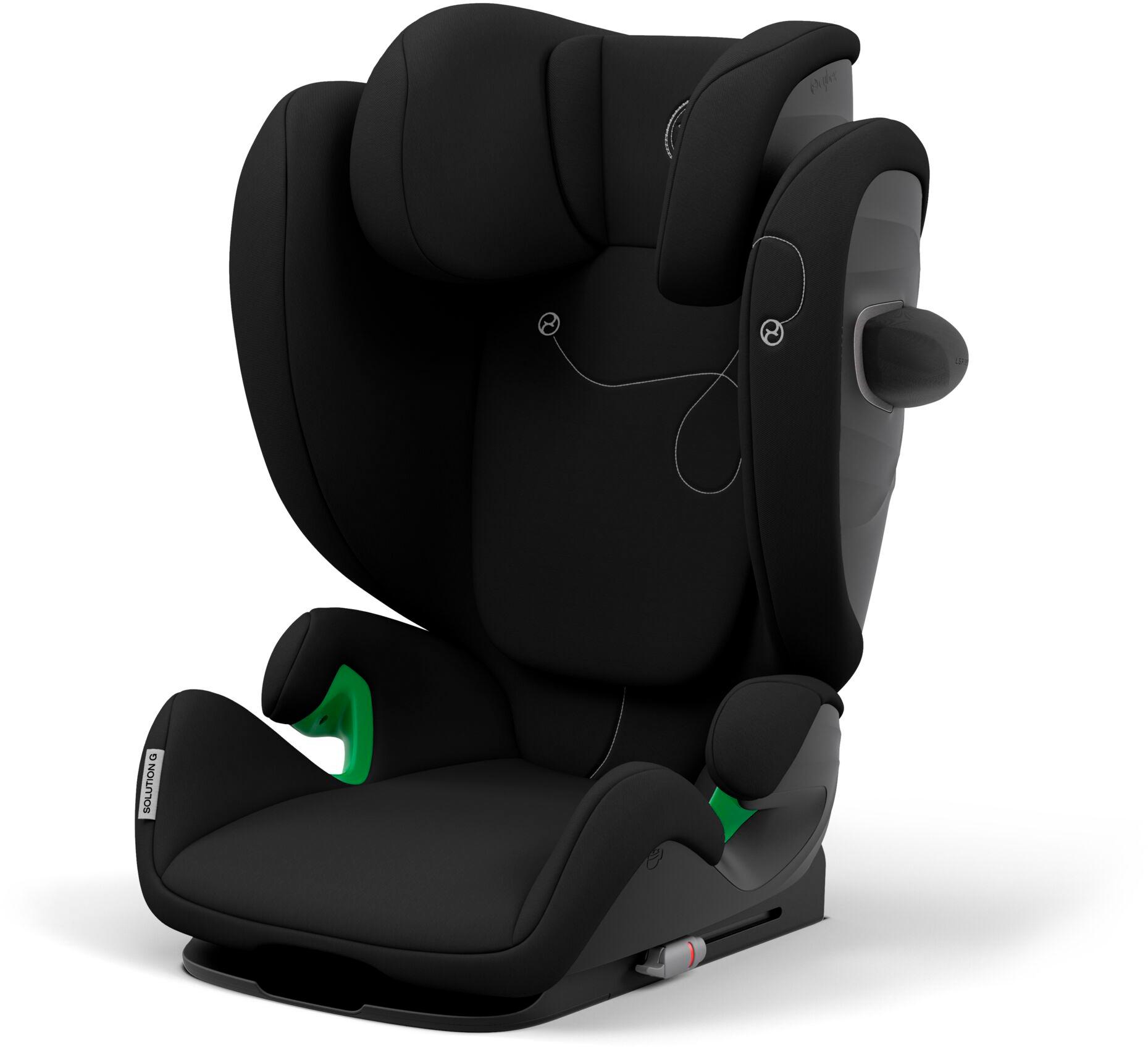 Cybex Solution G i-Fix Group 2/3 High Back Booster Car Seat - Deep Black