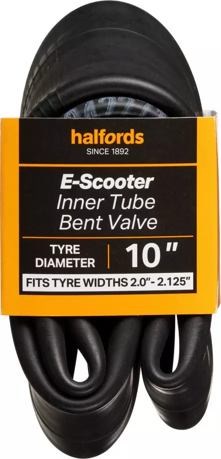 Halfords E Scooter Inner Tube 10 x 2.0 2.215 Bent Valve Halfords IE