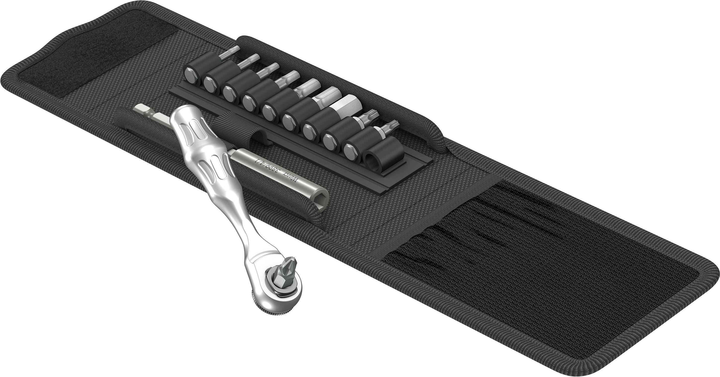 Wera Bicycle Set 1 Zyklop Ratchet Screwdriver Mini Pouch Set 14pcs