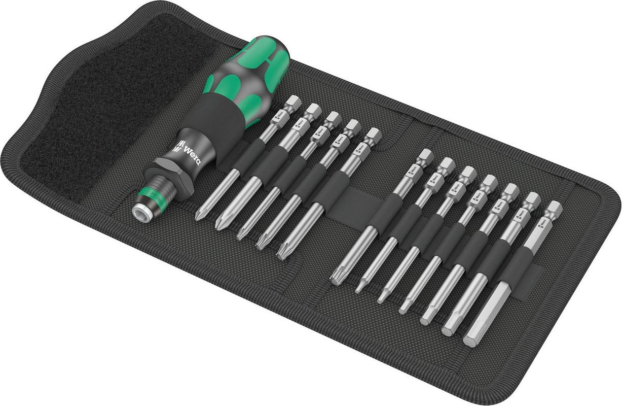 Halfords Wera Bicycle Set 2 Kraftform Compact Screwdriver 89Mm Bit Pouch Set 13Pcs | Extra 8% off for BC Members