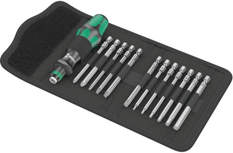 Wera Bicycle Set 2 Kraftform Compact Screwdriver 89mm Bit Pouch Set 13pcs Wera Bicycle Set 2 Kraftform Compact Screwdriver 89mm Bit Pouch Set 13pcs