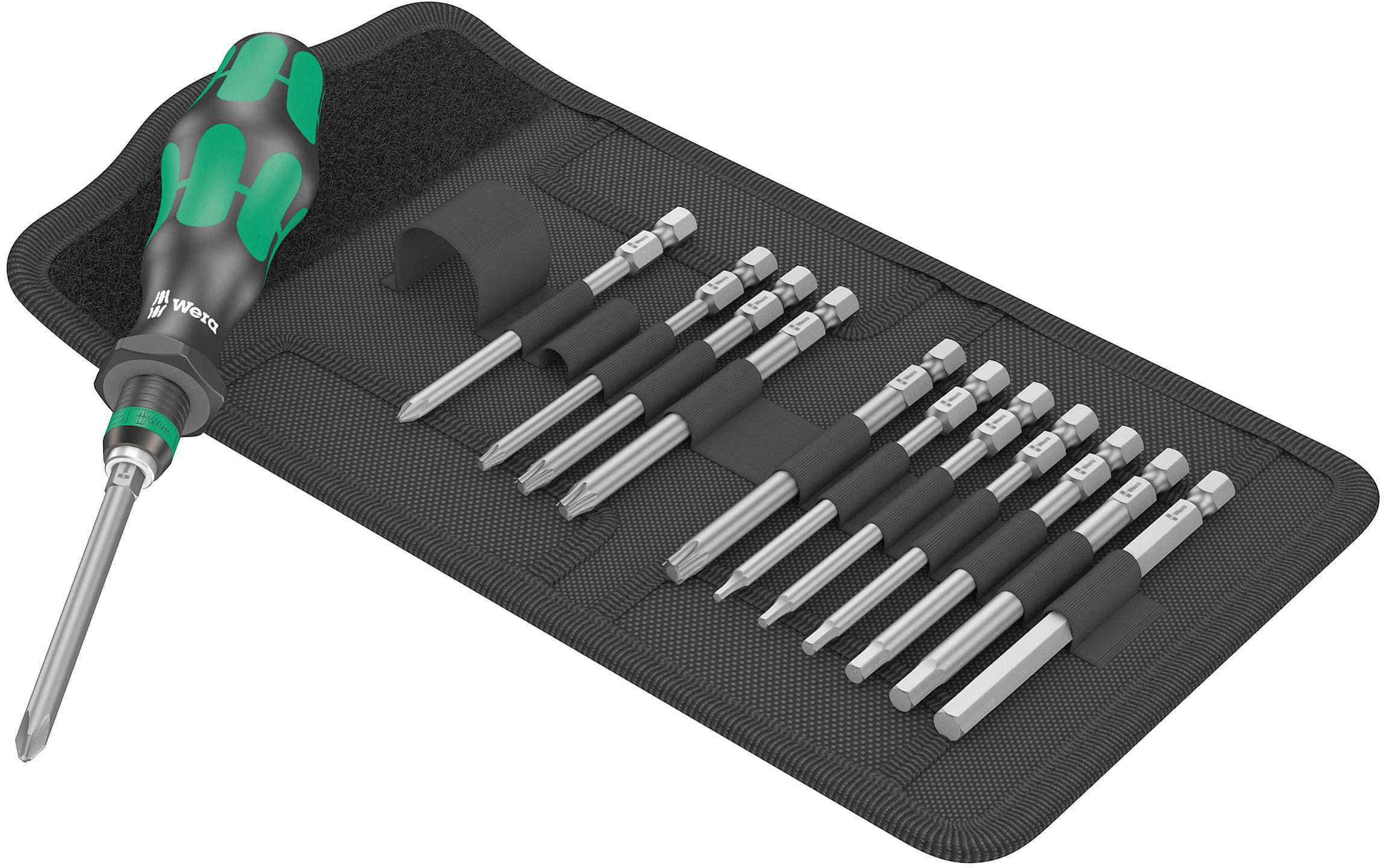 Wera Bicycle Set 2 Kraftform Compact Screwdriver 89mm Bit Pouch Set 13pcs