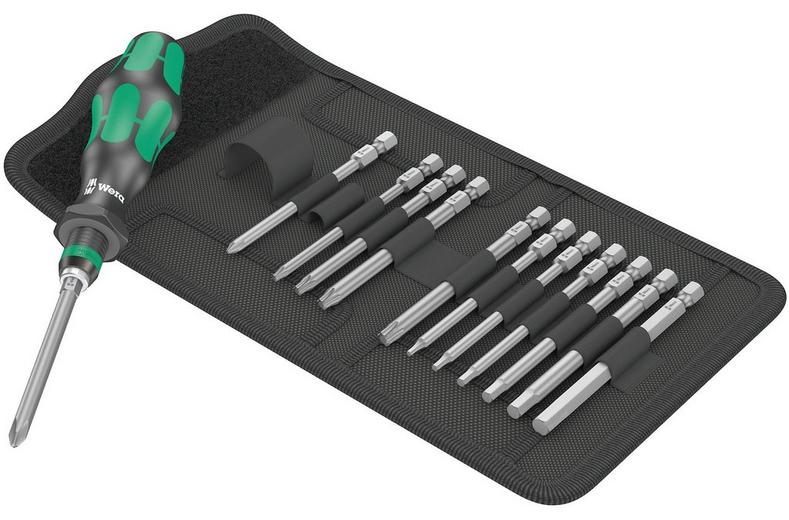 Wera Bicycle Set 2 Kraftform Compact Screwdriver 89mm Bit Pouch Set 13pcs Wera Bicycle Set 2 Kraftform Compact Screwdriver 89mm Bit Pouch Set 13pcs