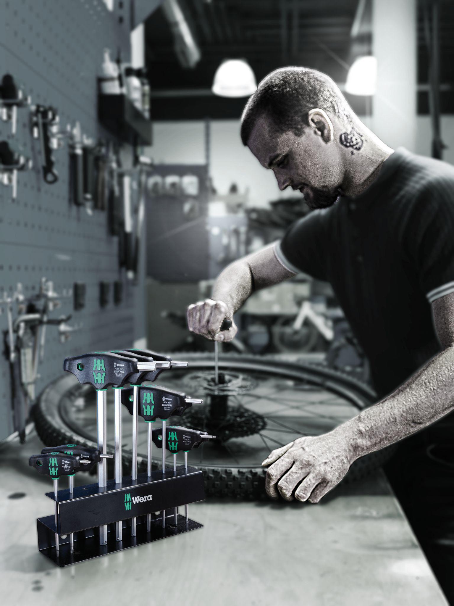 Wera Bicycle Set 6 T-Handle Hex & Torx Key Set 10pcs