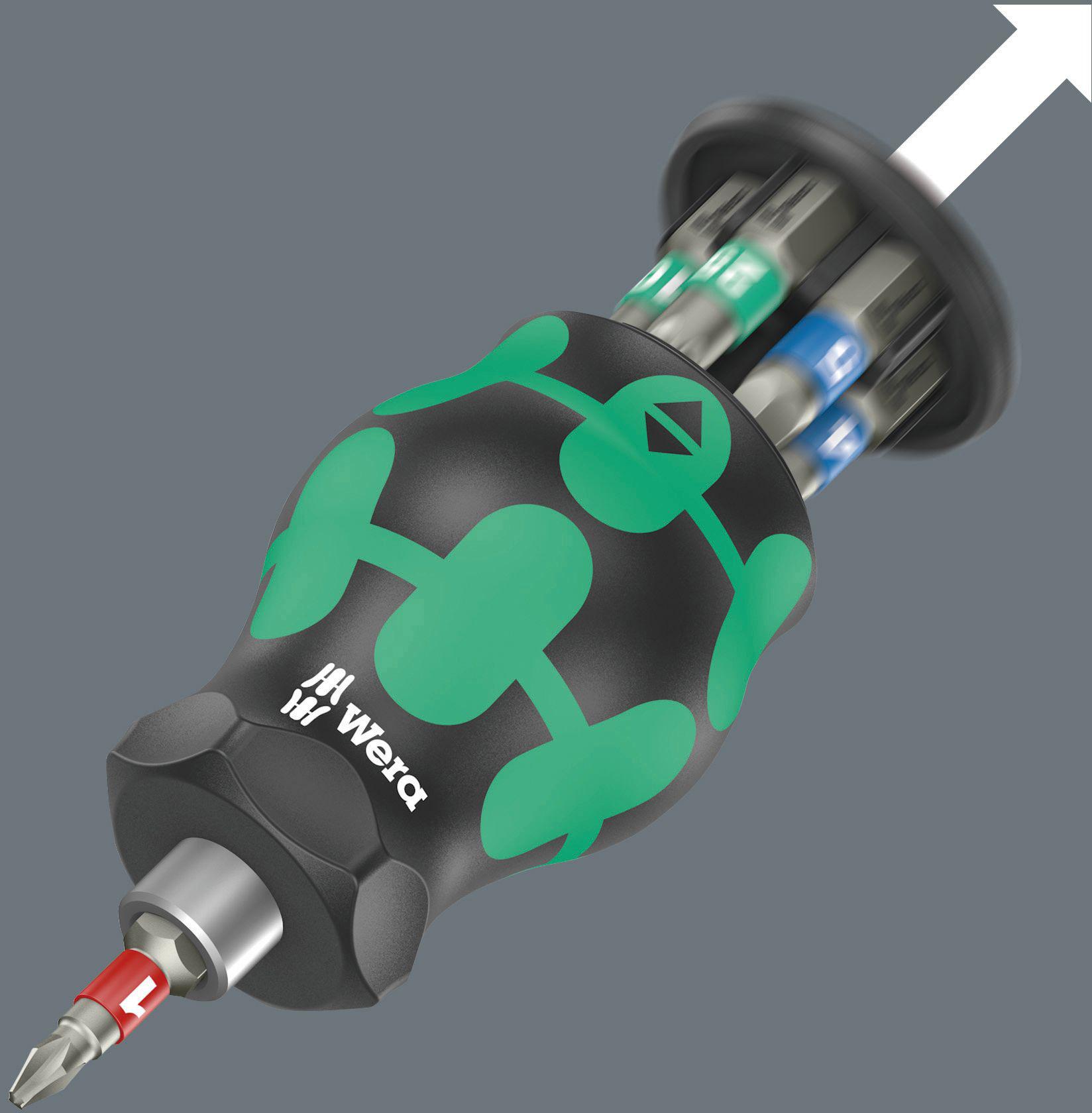 Wera Bicycle Set 11 Kraftform Kompakt Stubby Screwdriver & Bits Set 7pcs