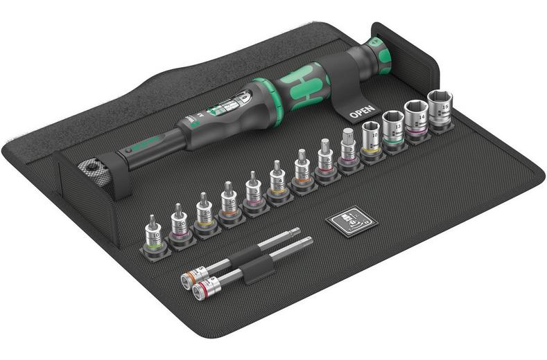 Wera Bicycle Torque Set 1 2.5-25Nm Torque Wrench and Zyklop Socket Set 16pcs Wera Bicycle Torque Set 1 2.5-25Nm Torque Wrench and Zyklop Socket Set 16pcs
