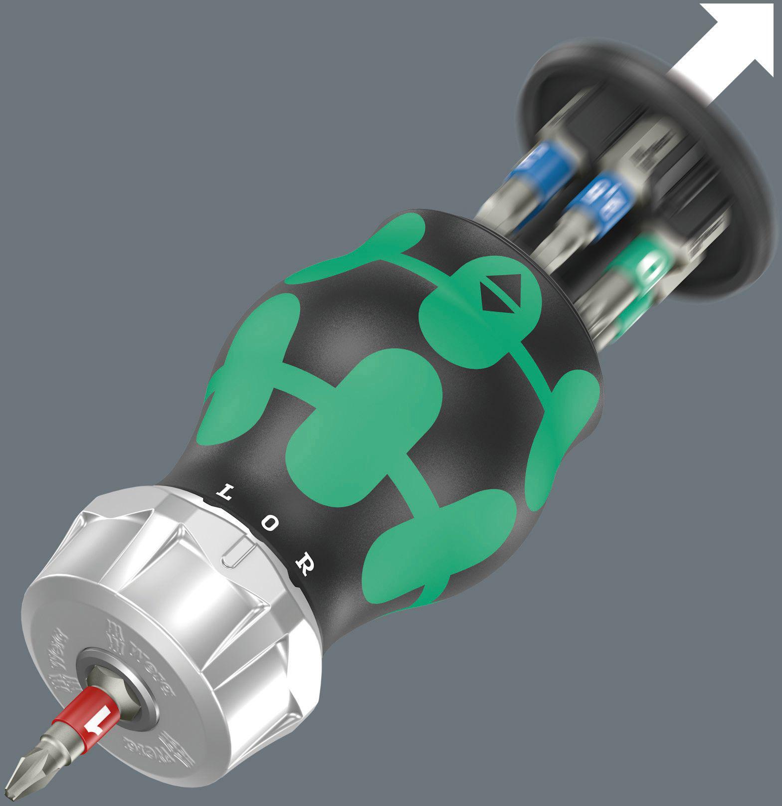 Wera Bicycle Set 5 Kraftform Kompakt Stubby Screwdriver/Ratchet & Bits Set 7pcs