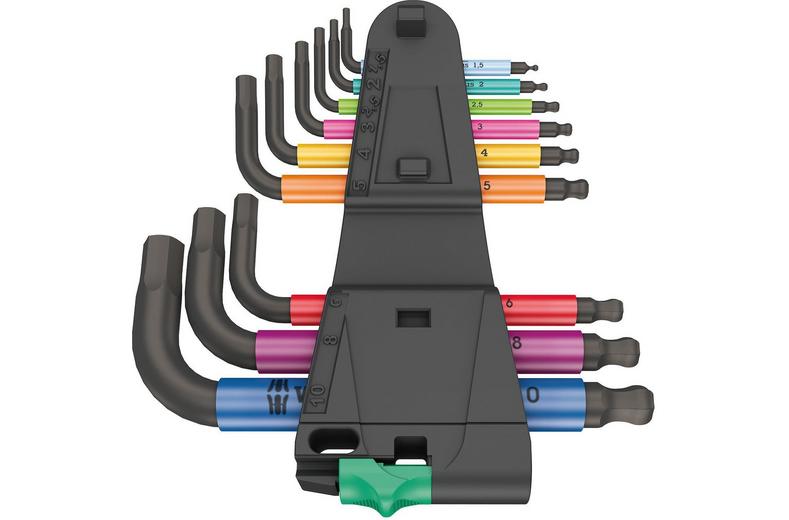 Wera 950/9 Hex-Plus Multicolour 2 L-key Set BlackLaser Wera 950/9 Hex-Plus Multicolour 2 L-key Set BlackLaser