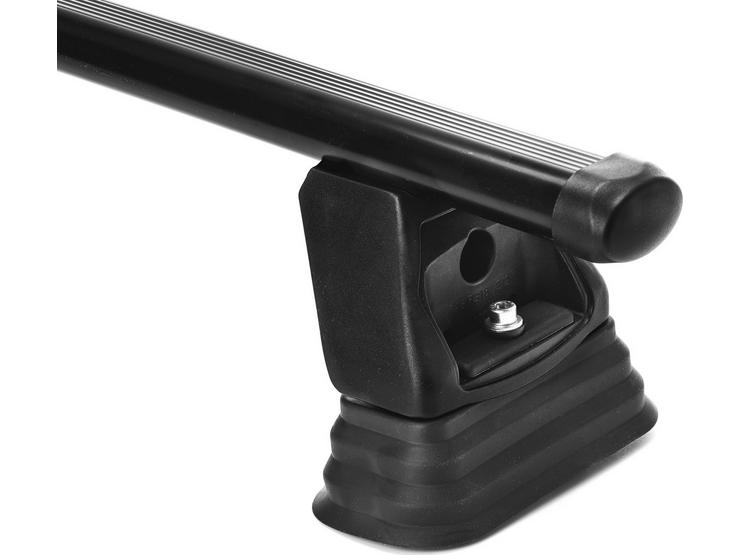 Halfords 1.15m Fix Point Steel Roof Bars SET008 (Pair)